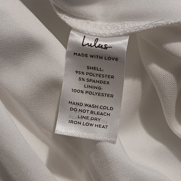 NEW Lulus To Be Yours Ivory Strapless Pleated Mermaid Maxi Dress Size M - Picture 11 of 16